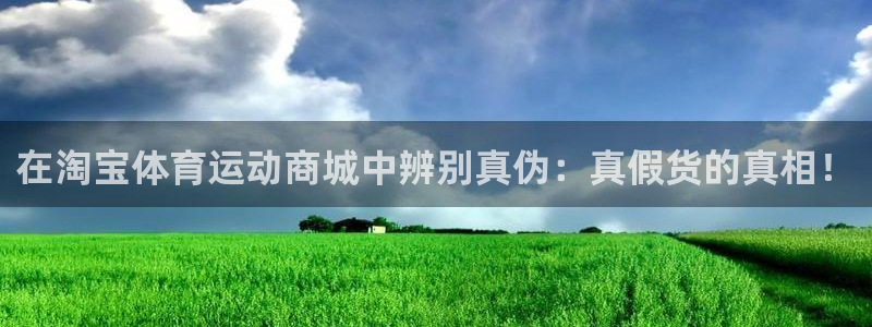 酷玩体育直播在线播放：在淘宝体育运动商城中辨别真伪：真假货的真相！